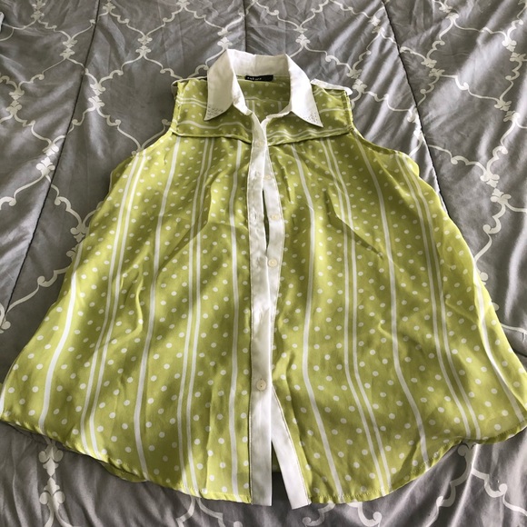 Sheer button down shirt - Picture 1 of 7